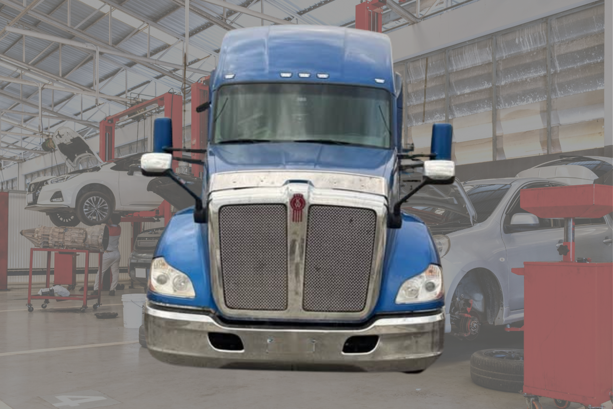 truck and trailer repair shop on Dixie Road Mississauga